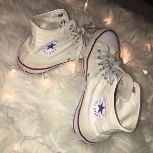 white high top converse
